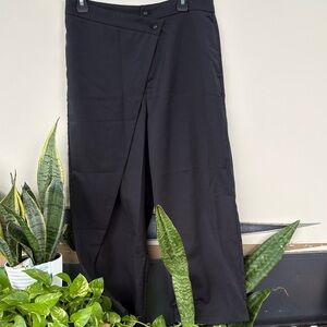 Commense Black Wide Leg Pants